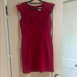 Nicole Miller Red Sheath Mini Dress